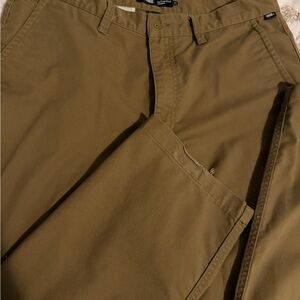 Men's Vans Pants in Olive Brown